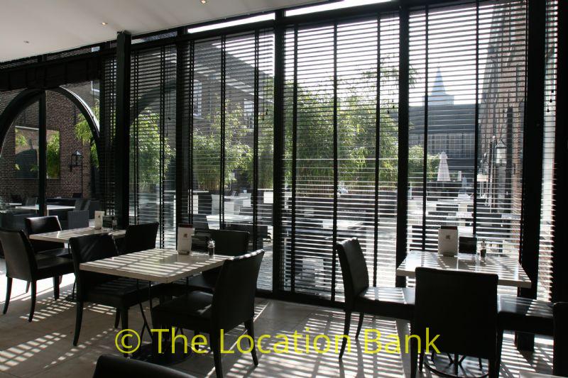 Terrace and restaurant