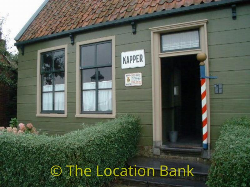 Antique oldfashioned dutch hairdresser