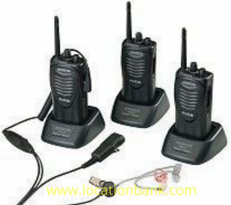 These Walkie-Talkies are for rent.