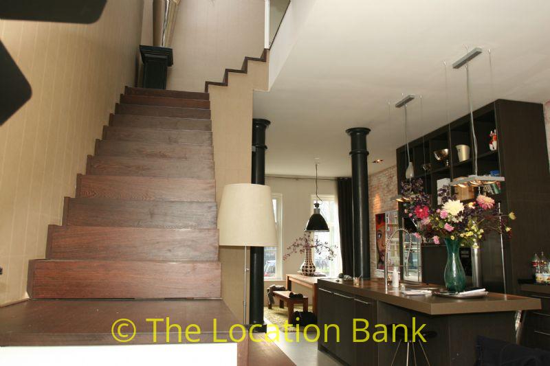 K&uuml;che und Treppe