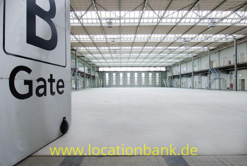 Empty Industrial Hangar