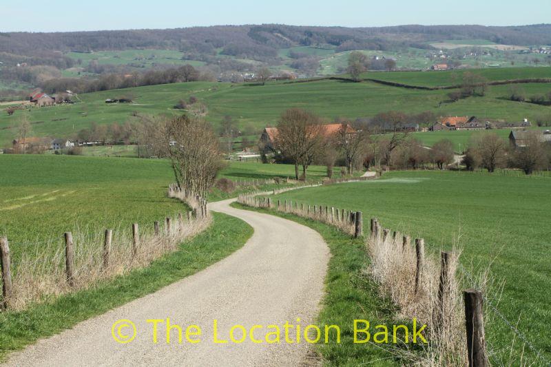 Country Stra&szlig;e in the hills