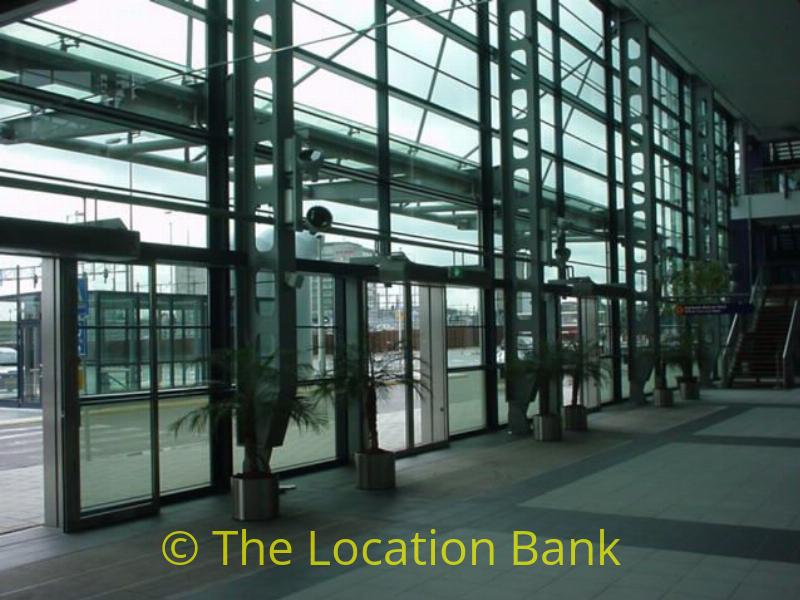 Flughafen oder terminal