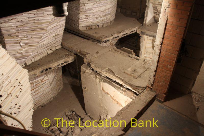 demolished house