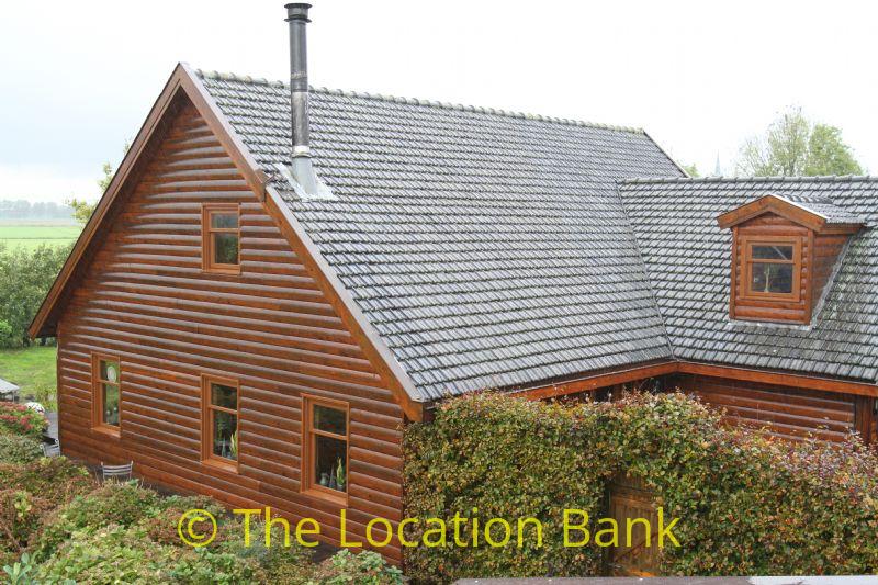 amerikanisch log cabin oder loghouse