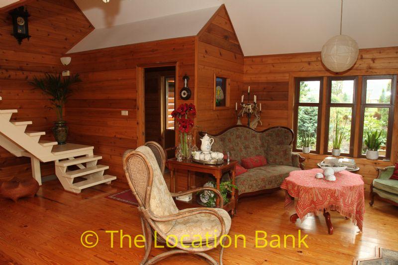 amerikanisch log cabin oder loghouse
