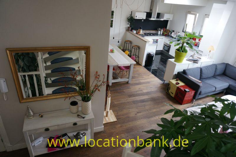 Wohnzimmer mit offene K&uuml;che