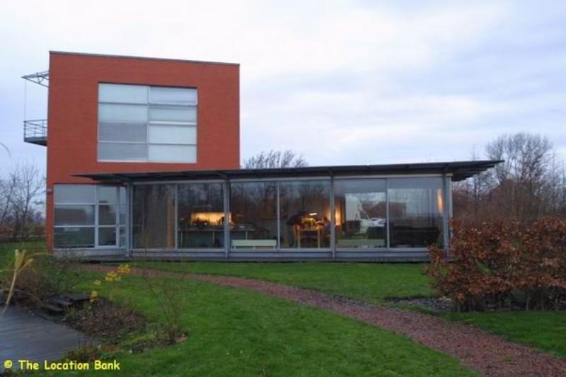 Moderne Villa steel und glas