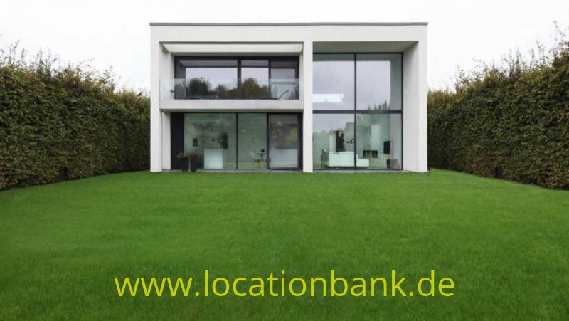 modern villa mit glass walls