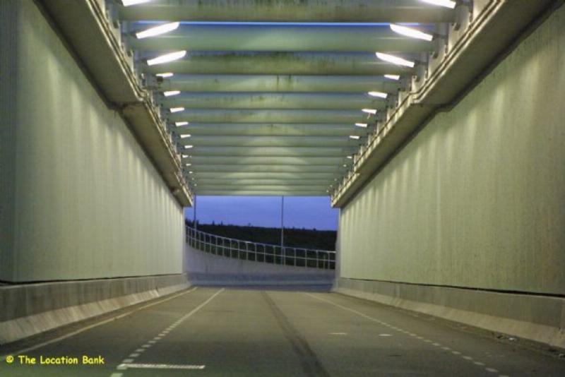 Moderne one lane Tunnel