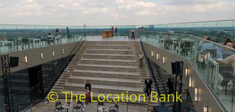 Treppe auf dem dach
