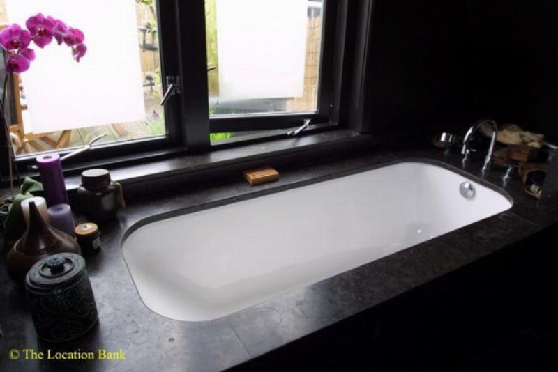 Black Badezimmer