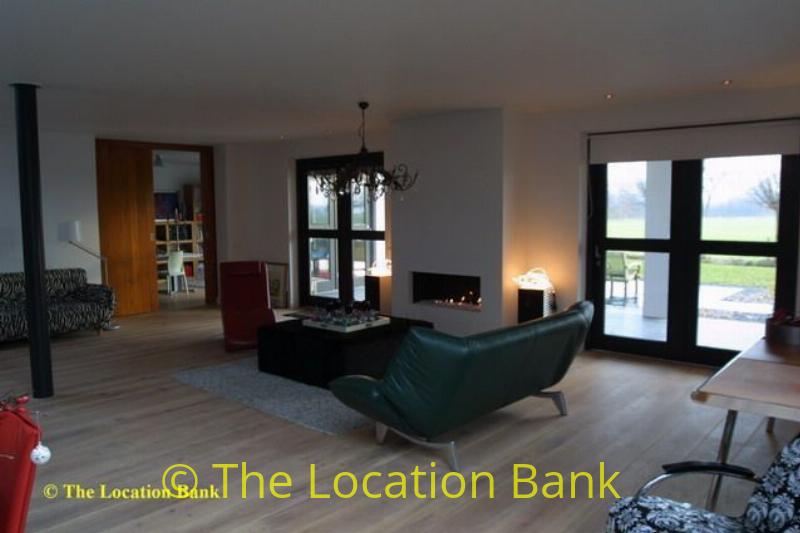 Stylish Wohnzimmer mit fireplace
