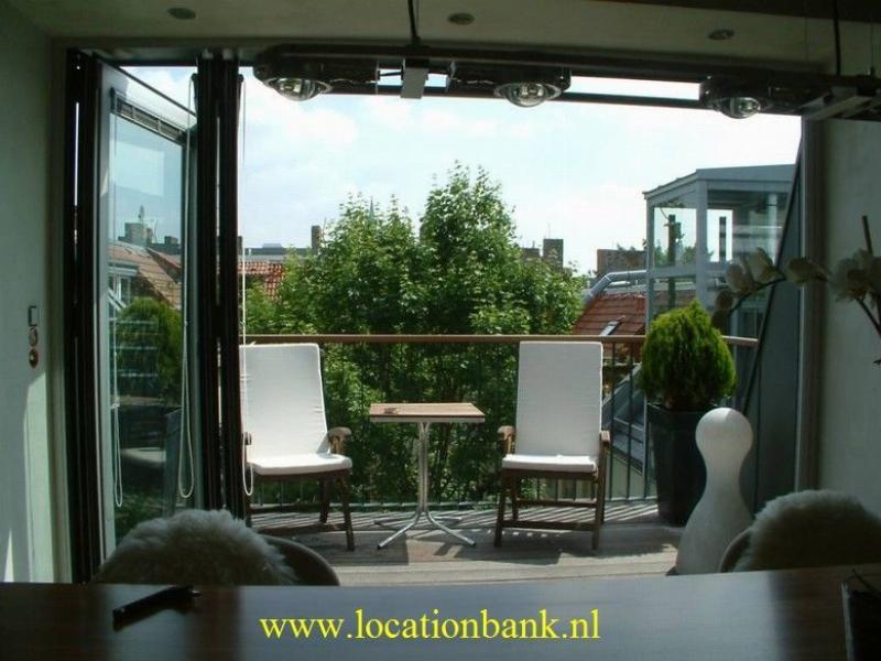 Roof terras in penthouse