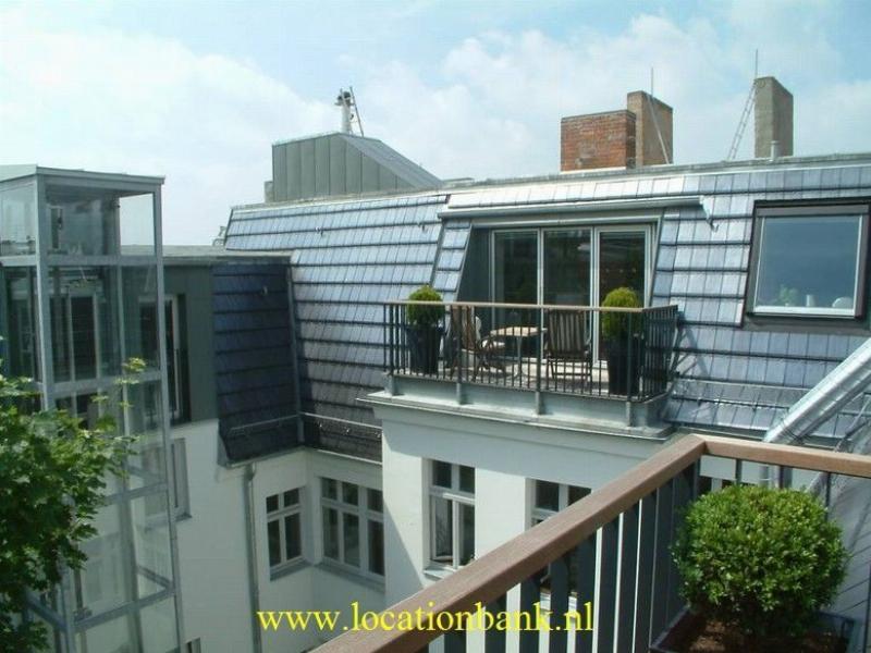 View from modern penthouse