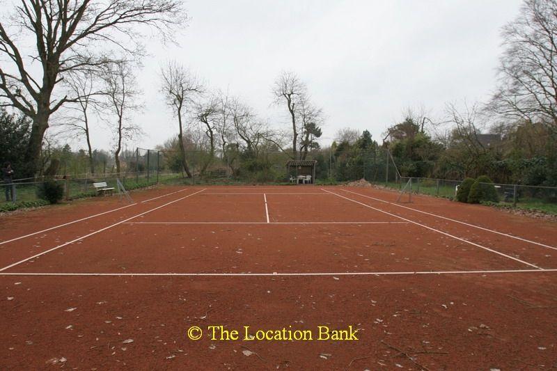 Private tennis-court