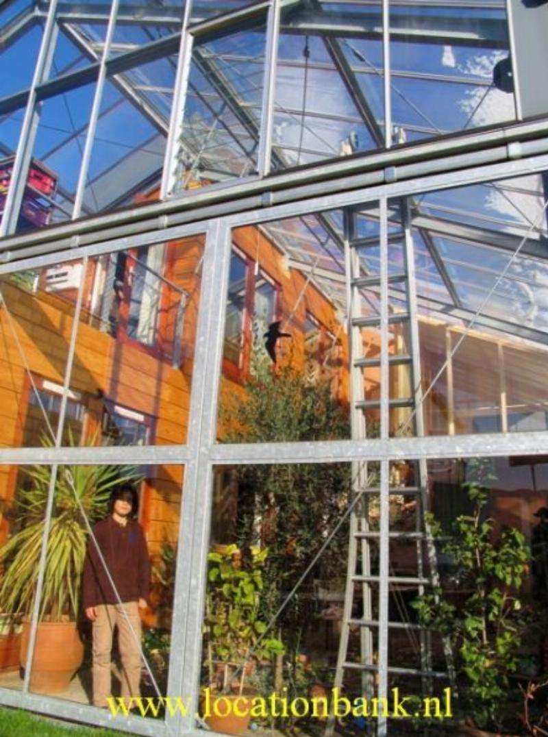 Huis met veel glas