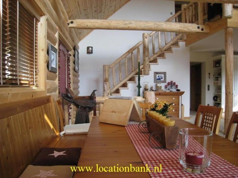 Living Zimmer in wooden cottage