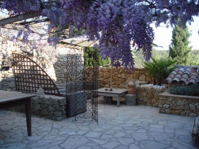 natural covered Terrasse