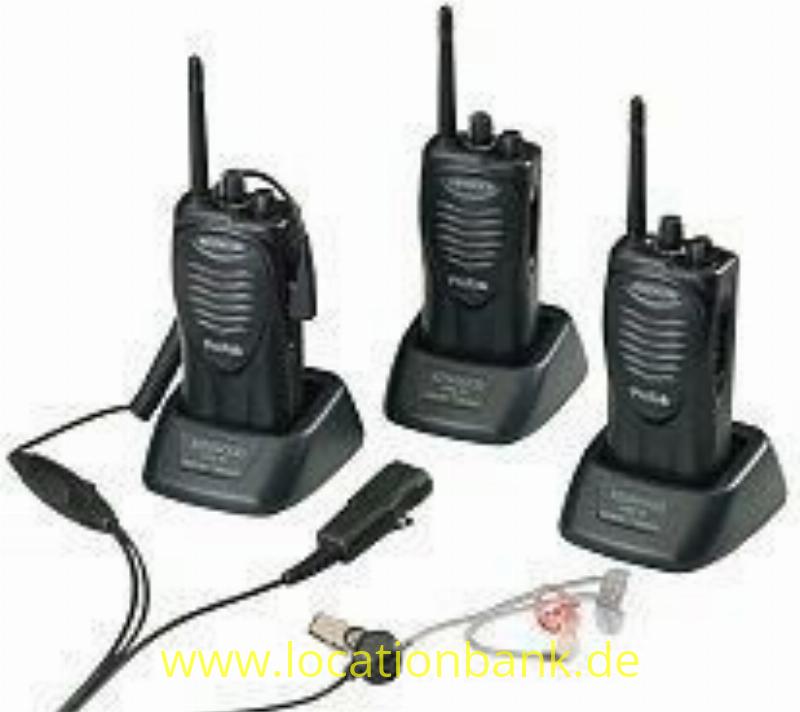 These Walkie-Talkies are for rent.