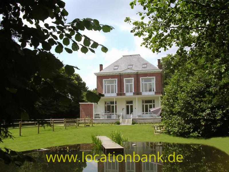 Villa mit pond