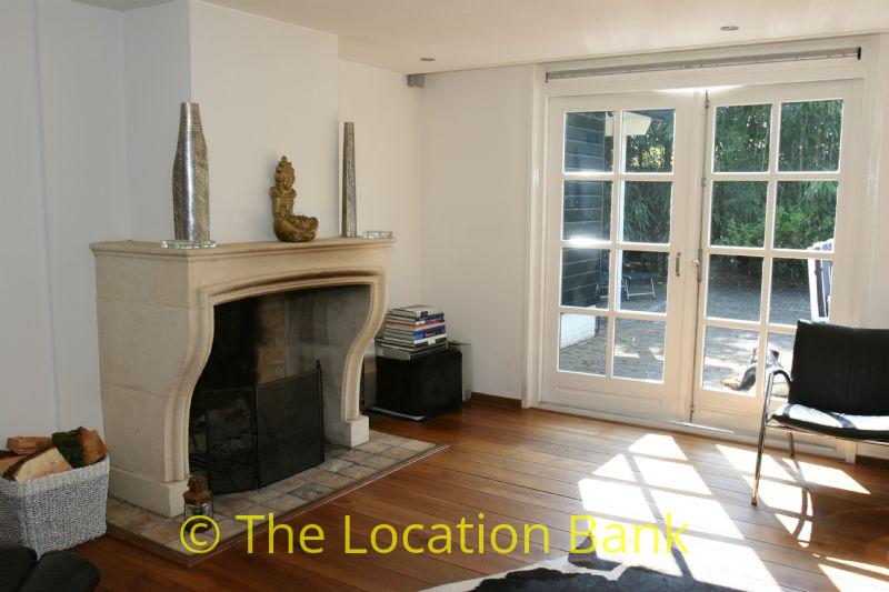 Wohnzimmer mit fire place