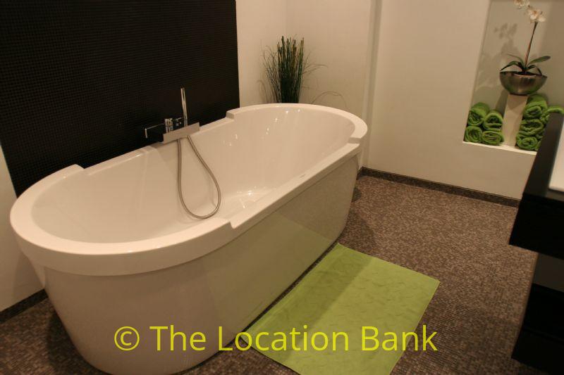 Badezimmer mit Badewanne