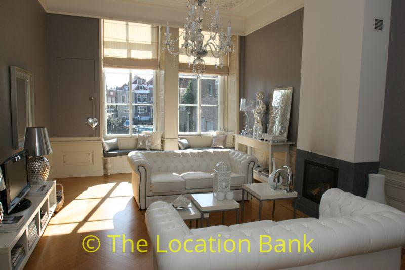 Wohnzimmer mit fire place