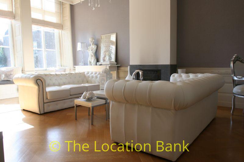 Wohnzimmer mit fire place