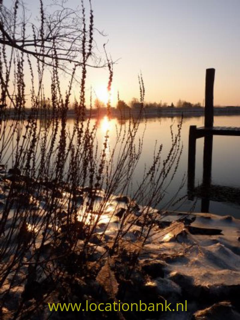 steiger in de winter