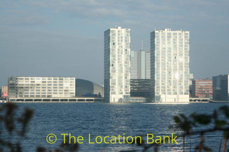 Skyline aan het water