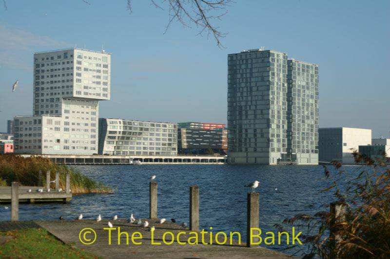 Skyline aan het water