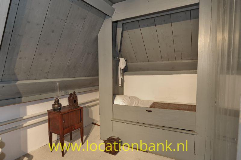 Zolderkamer met bedstee