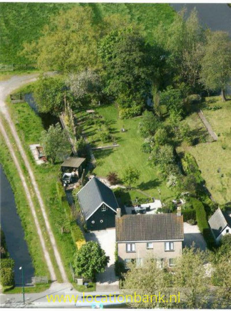 luchtfoto huis en tuin