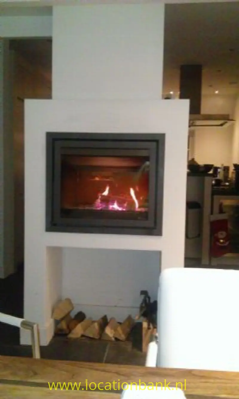 open haard keuken