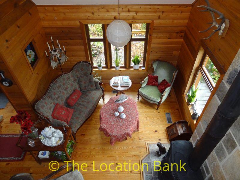 houten woonkamer