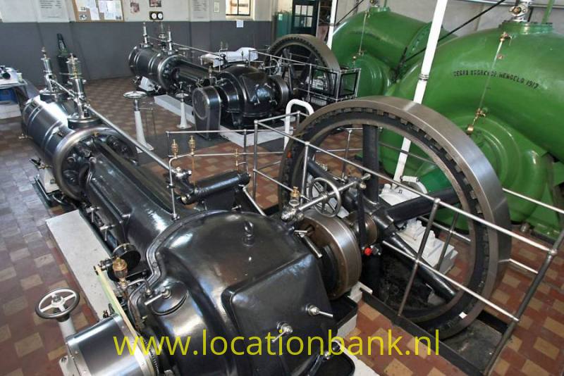 Machinekamer stoommachine