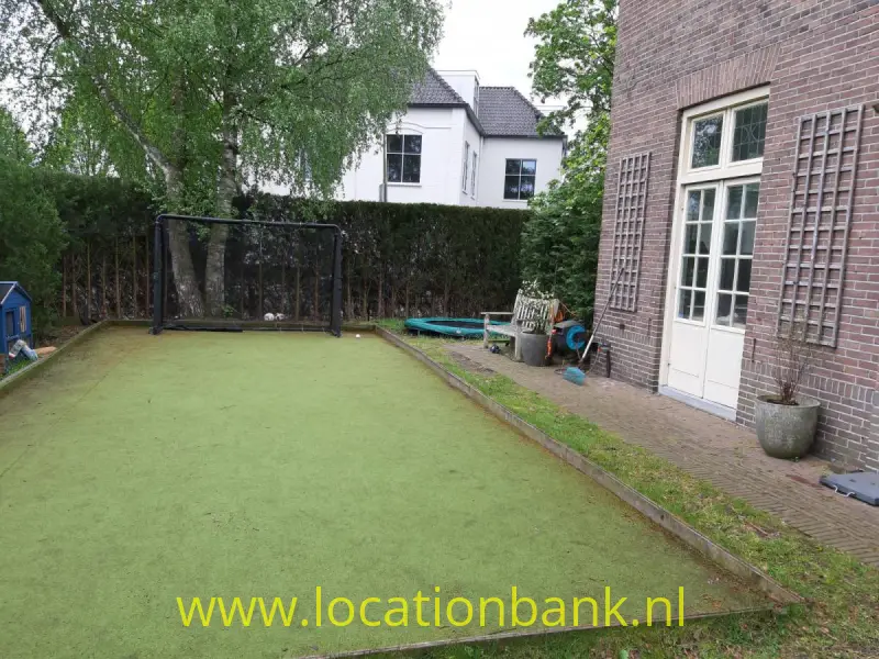 tuin met kunstgras
