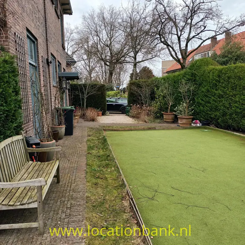 tuin met kunstgras