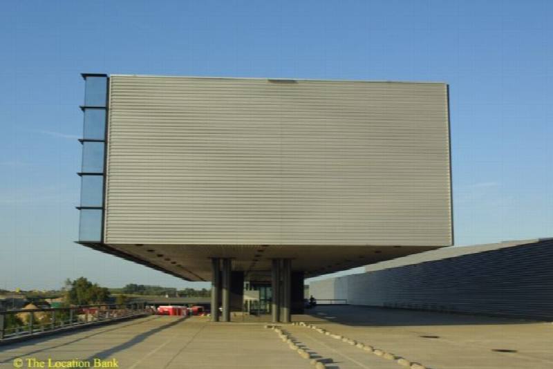 Modern grafisch gebouw