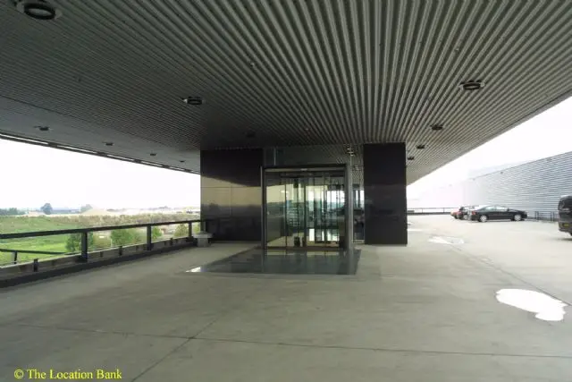 Modern grafisch gebouw
