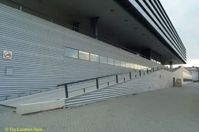 Modern grafisch gebouw