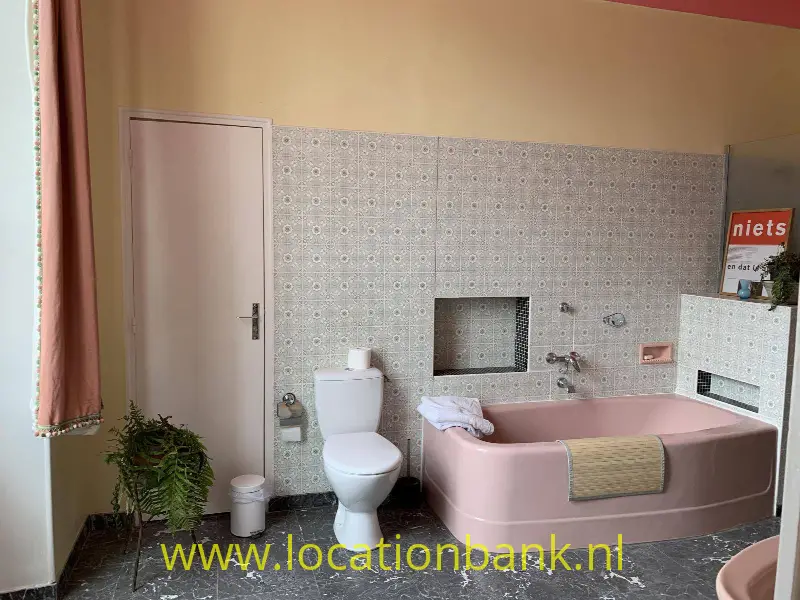 Roze badkamer