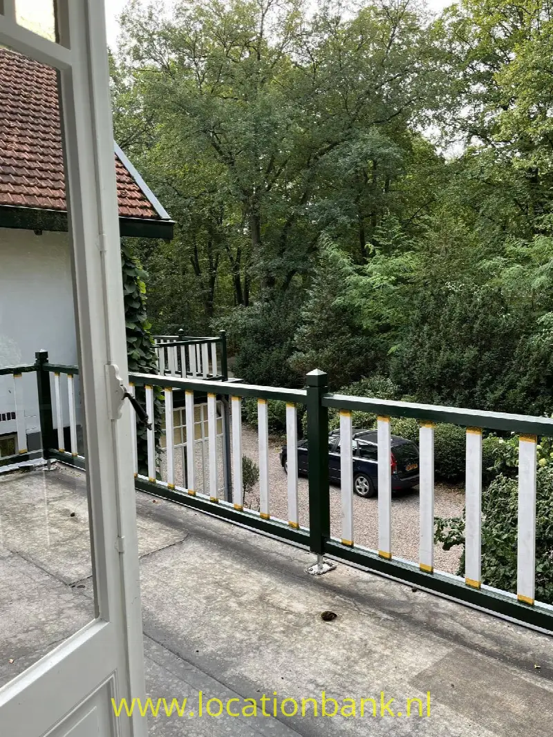 Vanaf de veranda
