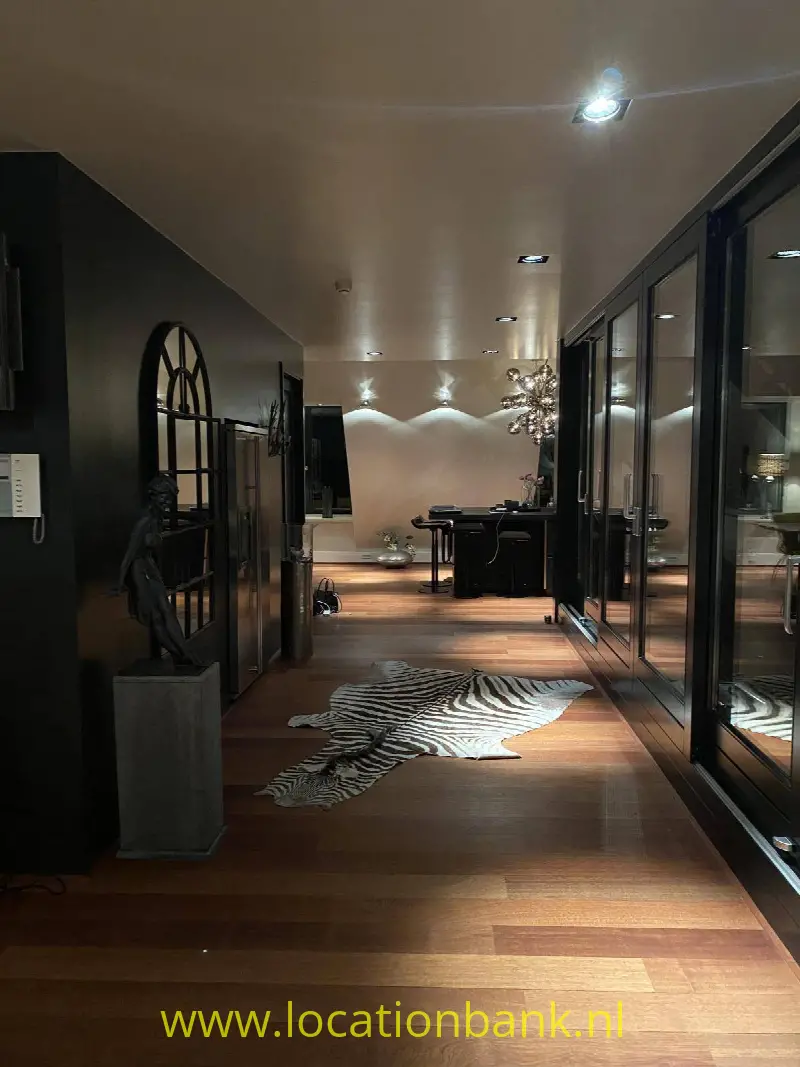 Verbinding tussen de woonruimtes en patio