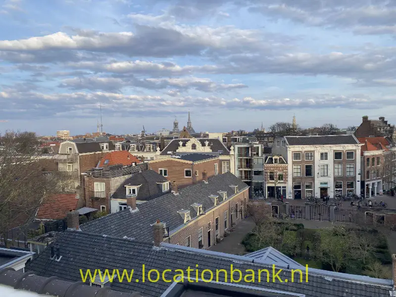 Uitzicht vanaf het dakterras