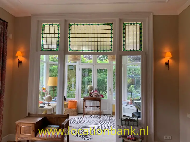 kamer ensuite glas in lood
