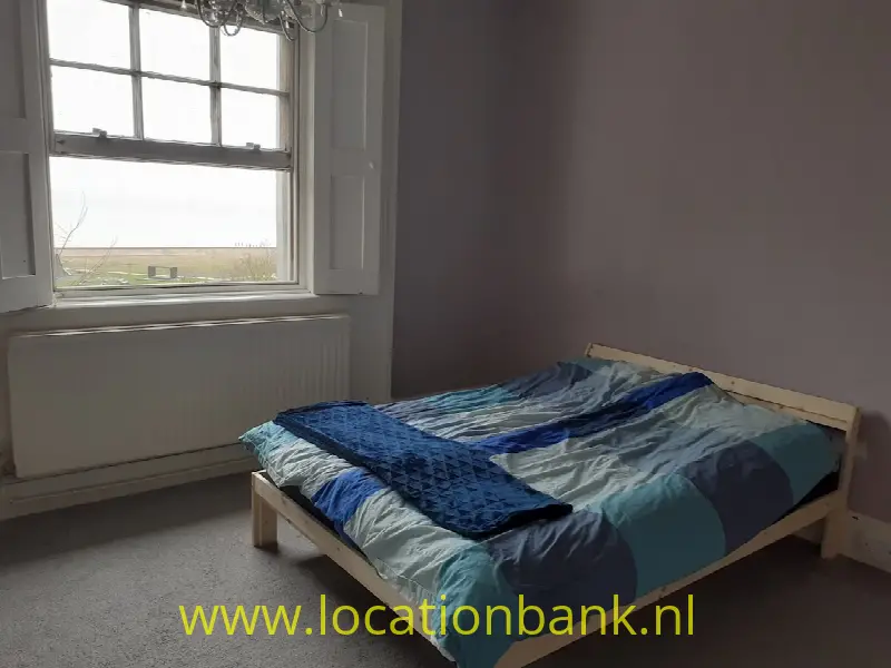 slaapkamer zeekant met zich op Noordzee