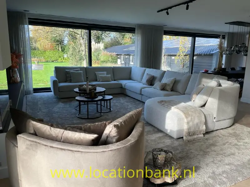 Zithoek richting achtertuin
