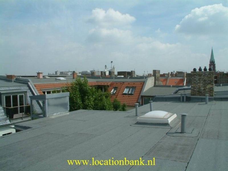 Uitzicht van dakterras penthouse